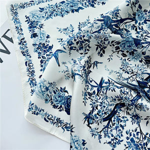 MaraSilk Pure Mulberry Silk Scarf - Square Crepe Satin MS118