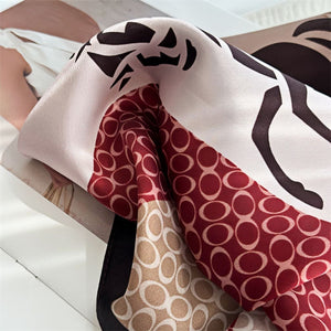 MaraSilk Pure Mulberry Silk Scarf - Square Crepe Satin MS120