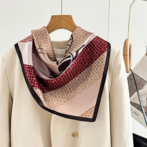 MaraSilk Pure Mulberry Silk Scarf - Square Crepe Satin MS120