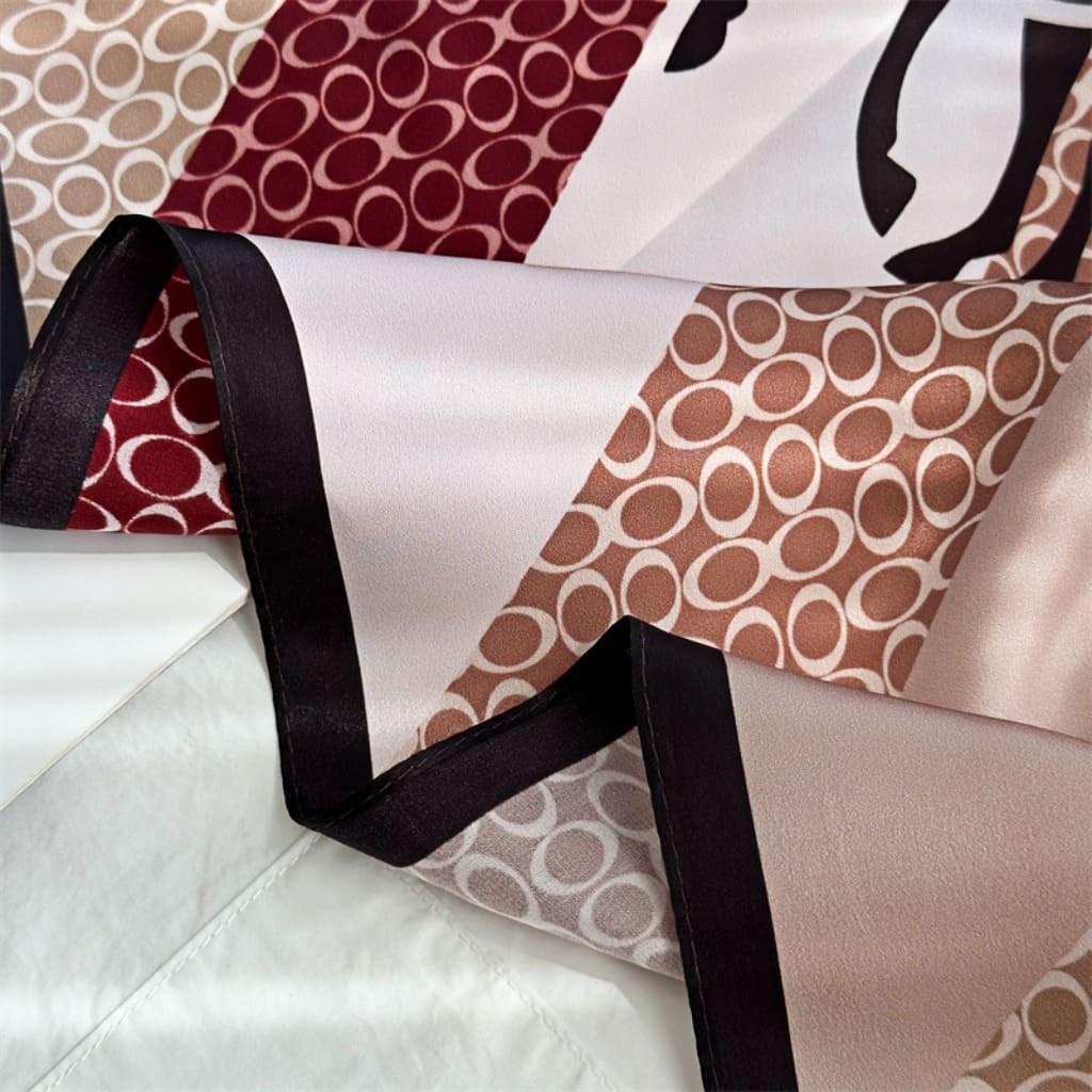 MaraSilk Pure Mulberry Silk Scarf - Square Crepe Satin MS120