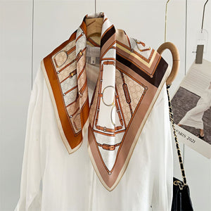 MaraSilk Pure Mulberry Silk Scarf - Square Crepe Satin MS121