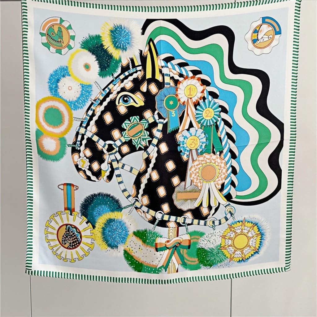 MaraSilk Pure Mulberry Silk Scarf - Square Crepe Satin MS124 25" x 25" MS12401