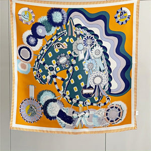 MaraSilk Pure Mulberry Silk Scarf - Square Crepe Satin MS124 25" x 25" MS12402