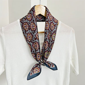 MaraSilk Pure Mulberry Silk Scarf - Square Crepe Satin MS125 25" x 25" MS12501