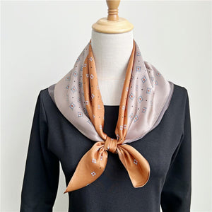 MaraSilk Pure Mulberry Silk Scarf - Square Crepe Satin MS126 25" x 25" MS12601