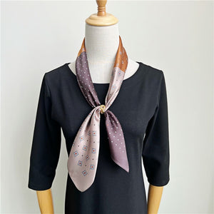 MaraSilk Pure Mulberry Silk Scarf - Square Crepe Satin MS126