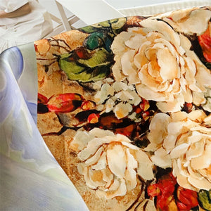 MaraSilk Pure Mulberry Silk Scarf - Square Crepe Satin MS127