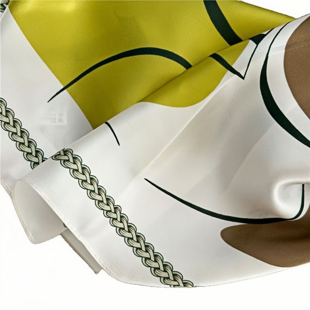 MaraSilk Pure Mulberry Silk Scarf - Square Crepe Satin MS129