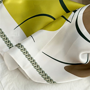 MaraSilk Pure Mulberry Silk Scarf - Square Crepe Satin MS129