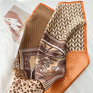 MaraSilk Pure Mulberry Silk Scarf Square Crepe Satin MS13-17