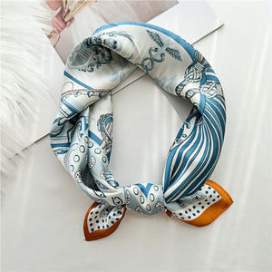 MaraSilk Pure Mulberry Silk Scarf Square Crepe Satin MS13-26