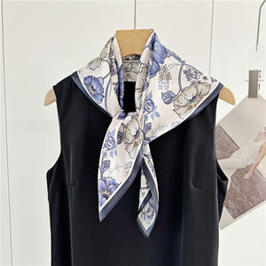 MaraSilk Pure Mulberry Silk Scarf - Square Crepe Satin MS131 25" x 25" MS13101