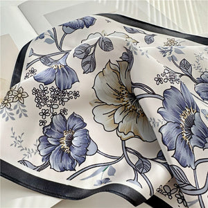 MaraSilk Pure Mulberry Silk Scarf - Square Crepe Satin MS131