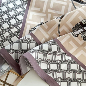 MaraSilk Pure Mulberry Silk Scarf - Square Crepe Satin MS133