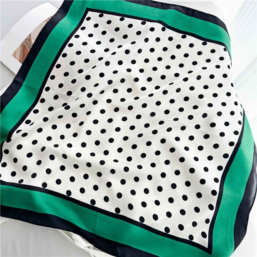 MaraSilk Pure Mulberry Silk Scarf - Square Crepe Satin MS135