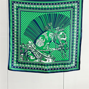 MaraSilk Pure Mulberry Silk Scarf - Square Crepe Satin MS136