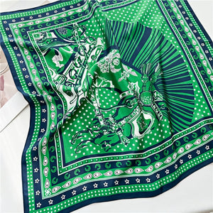 MaraSilk Pure Mulberry Silk Scarf - Square Crepe Satin MS136