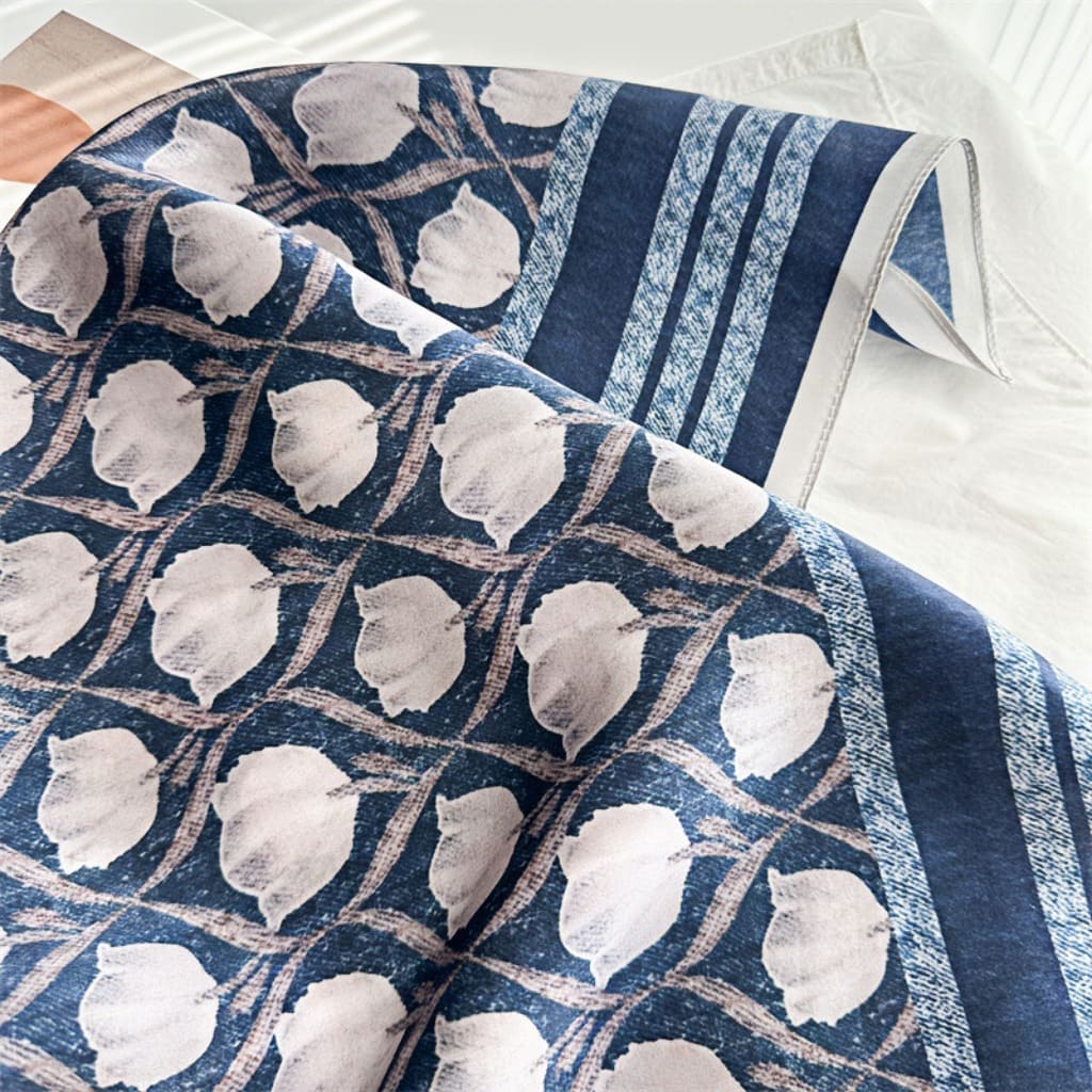 MaraSilk Pure Mulberry Silk Scarf - Square Crepe Satin MS139