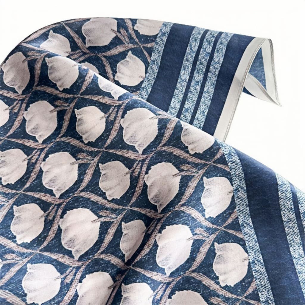 MaraSilk Pure Mulberry Silk Scarf - Square Crepe Satin MS139