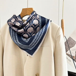 MaraSilk Pure Mulberry Silk Scarf - Square Crepe Satin MS139