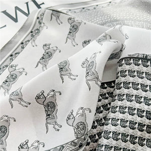 MaraSilk Pure Mulberry Silk Scarf Square Crepe Satin MS14-26