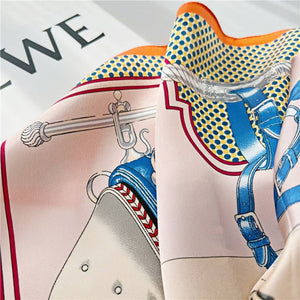 MaraSilk Pure Mulberry Silk Scarf Square Crepe Satin MS14-16