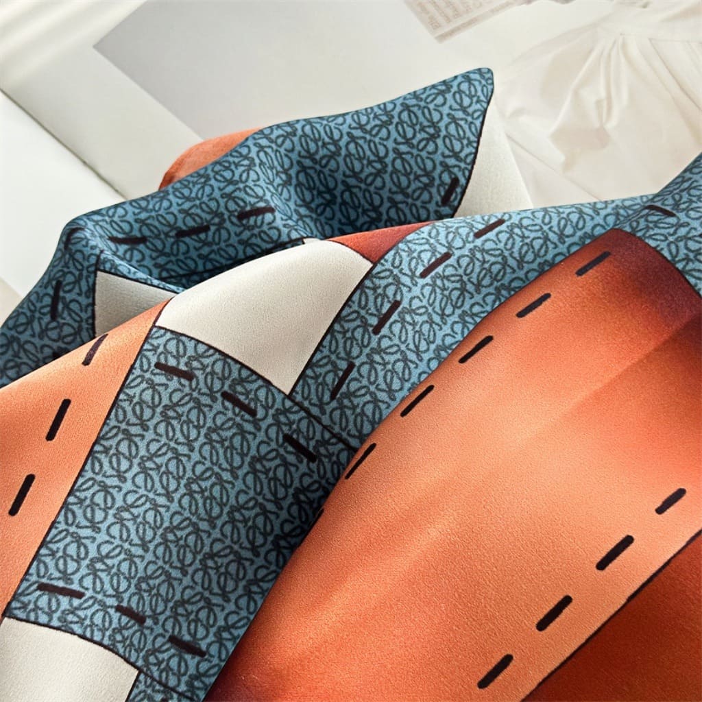 MaraSilk Pure Mulberry Silk Scarf - Square Crepe Satin MS140