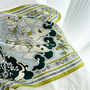 MaraSilk Pure Mulberry Silk Scarf - Square Crepe Satin MS142