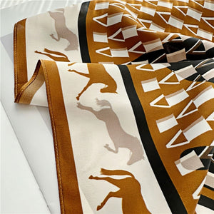 MaraSilk Pure Mulberry Silk Scarf - Square Crepe Satin MS144