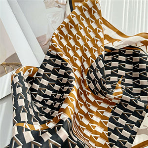 MaraSilk Pure Mulberry Silk Scarf - Square Crepe Satin MS144