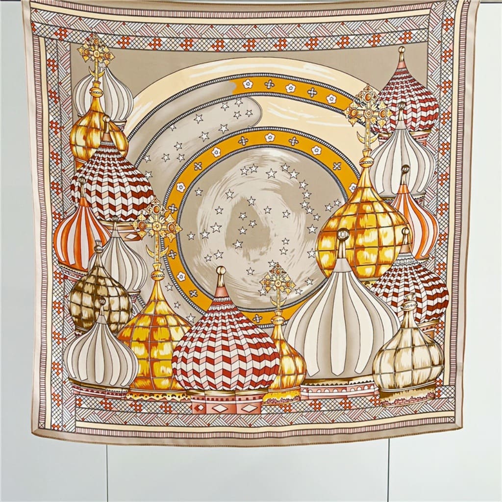 MaraSilk Pure Mulberry Silk Scarf - Square Crepe Satin MS145 25" x 25" MS14502