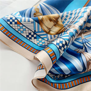 MaraSilk Pure Mulberry Silk Scarf - Square Crepe Satin MS145