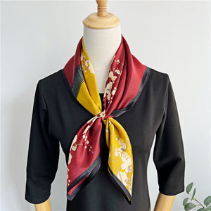 MaraSilk Pure Mulberry Silk Scarf - Square Crepe Satin MS146 25" x 25" MS14601