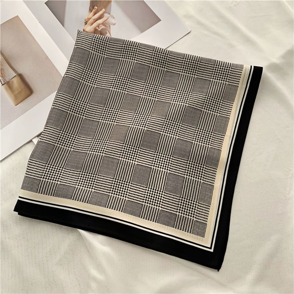 MaraSilk Pure Mulberry Silk Scarf - Square Crepe Satin MS147