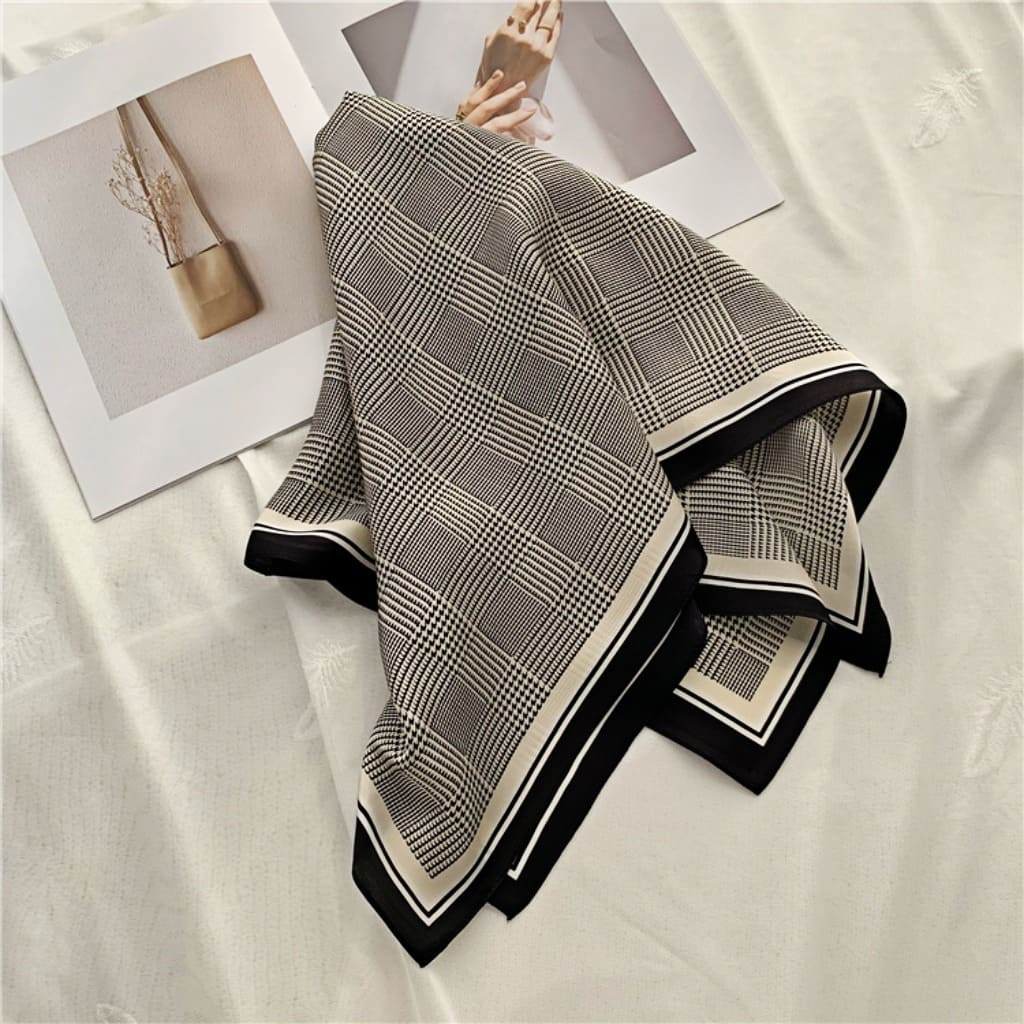 MaraSilk Pure Mulberry Silk Scarf - Square Crepe Satin MS147