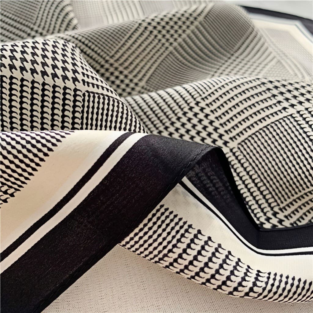 MaraSilk Pure Mulberry Silk Scarf - Square Crepe Satin MS147