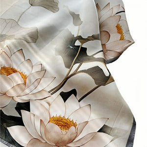 MaraSilk Pure Mulberry Silk Scarf - Square Crepe Satin MS149