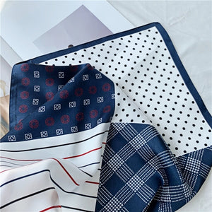 MaraSilk Pure Mulberry Silk Scarf Square Crepe Satin MS15-14