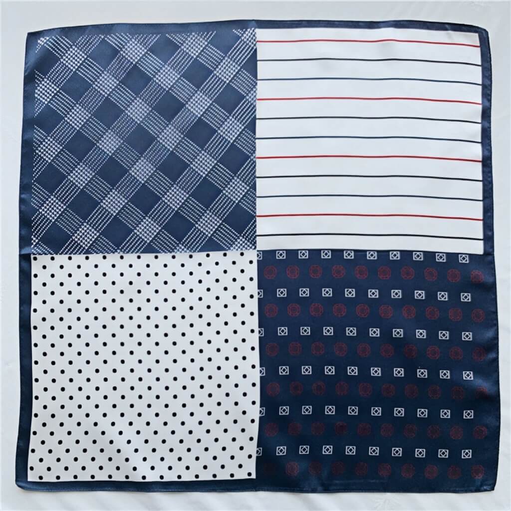 MaraSilk Pure Mulberry Silk Scarf Square Crepe Satin MS15-15