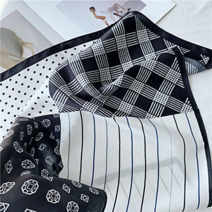 MaraSilk Pure Mulberry Silk Scarf Square Crepe Satin MS15-20