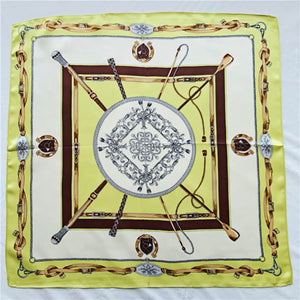 MaraSilk Pure Mulberry Silk Scarf Square Crepe Satin MS15-6