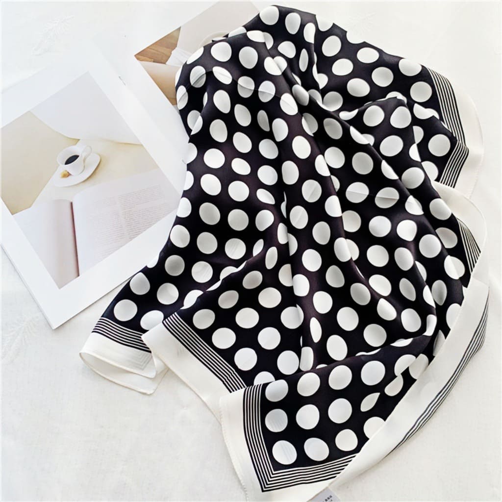 MaraSilk Pure Mulberry Silk Scarf - Square Crepe Satin MS150