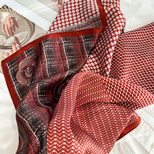 MaraSilk Pure Mulberry Silk Scarf - Square Crepe Satin MS152