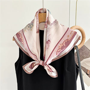 MaraSilk Pure Mulberry Silk Scarf - Square Crepe Satin MS157 25" x 25" MS15701