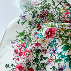 MaraSilk Pure Mulberry Silk Scarf Square Crepe Satin MS16-11