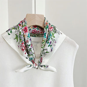 MaraSilk Pure Mulberry Silk Scarf Square Crepe Satin MS16-20