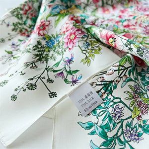 MaraSilk Pure Mulberry Silk Scarf Square Crepe Satin MS16-25