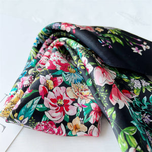 MaraSilk Pure Mulberry Silk Scarf Square Crepe Satin MS16-3