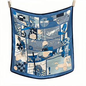 MaraSilk Pure Mulberry Silk Scarf - Square Crepe Satin MS160