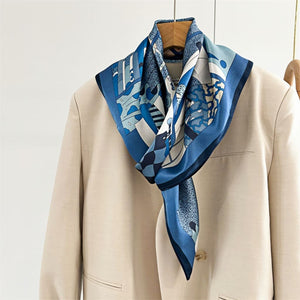 MaraSilk Pure Mulberry Silk Scarf - Square Crepe Satin MS160 25" x 25" MS16001